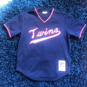 Mitchell & Ness Kirby Puckett Mesh Jersey — Medium